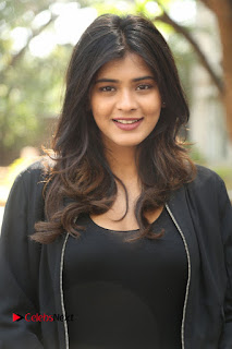 Actress Hebah Patel Stills in Denim Jeans at Ekkadiki Pothavu Chinnavada Thanks Meet  0001